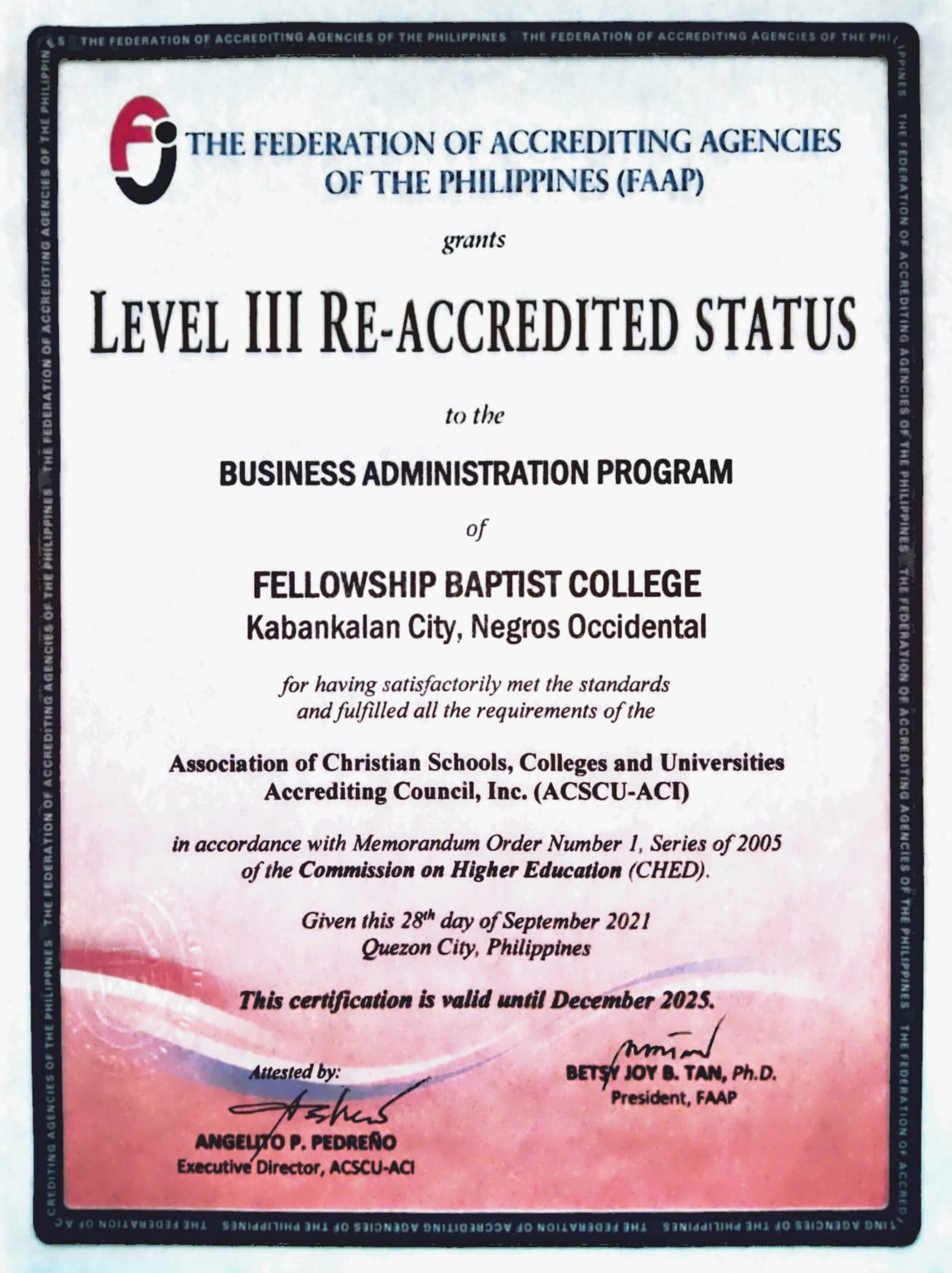 Accreditation 4